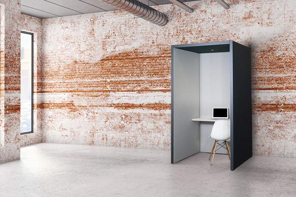 Cabine acoustique absorbante maximale