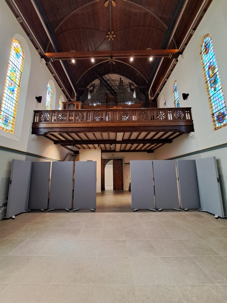 COUSTscreens à la chapelle de Linde